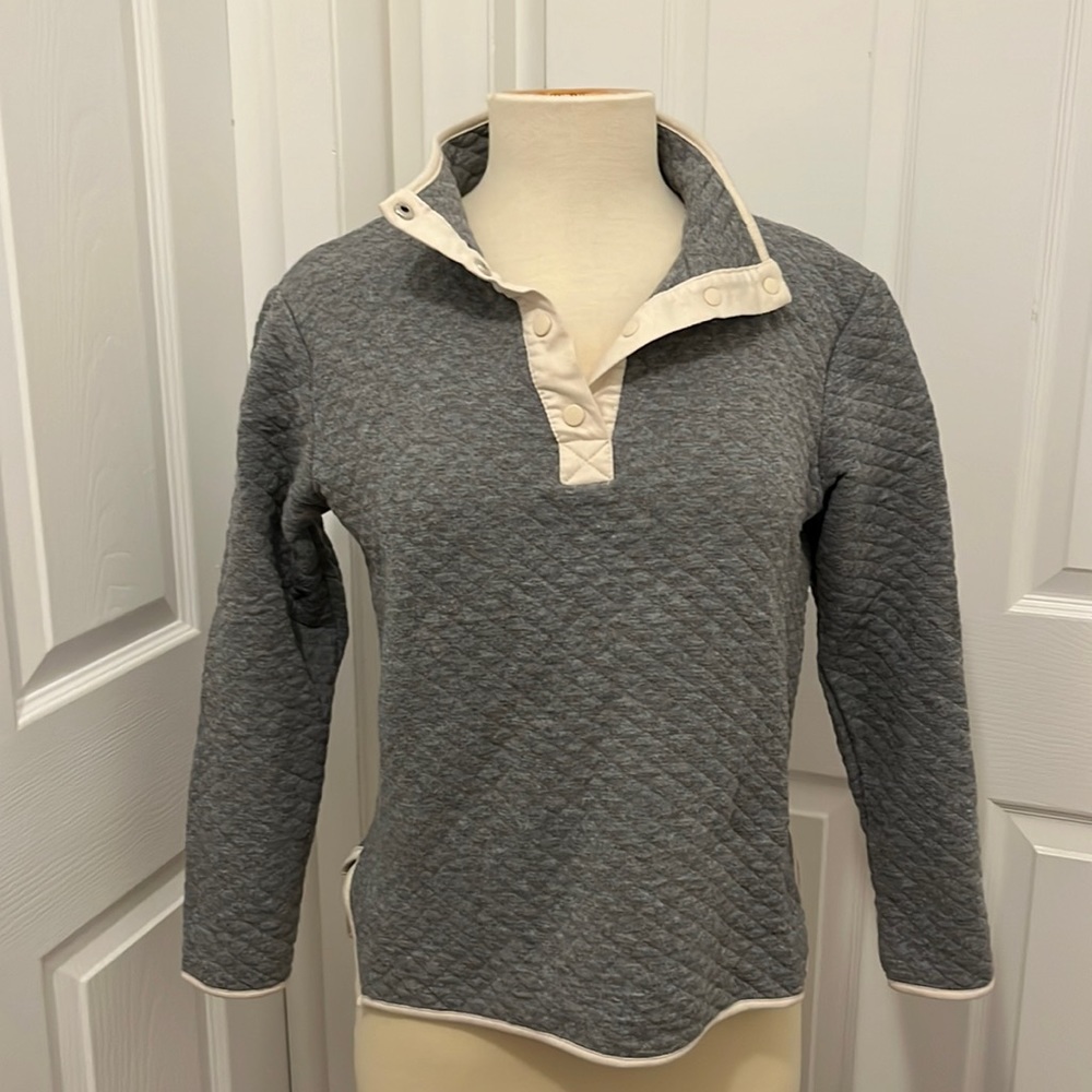 Quilted sweater